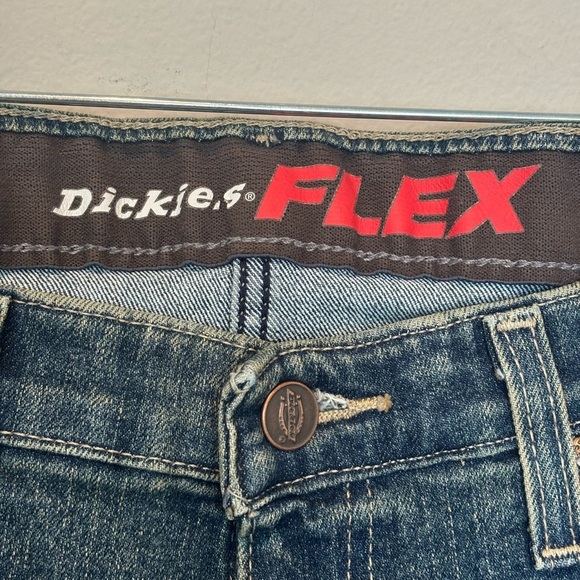 Dickies Men's Straight Jeans - Deep Blue - Picture 4 of 7